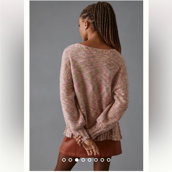 Anthropologie NWT Piloro Deep-V
Sweater Size L. - Picture 5 of 16